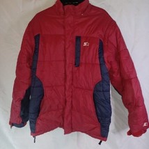 Vintage Starter 3M Fullzip Reversible  Puffer Snowcoat Jacket Vest Men&#39;s MEDIUM - £53.60 GBP