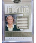 Jack Nicklaus 1986 Masters sportkings Greatest Gold tournament worn Material  - $25,000,000.00