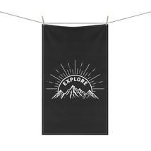 Explore mountain silhouette kitchen towel polyester or cotton 18 x 30 thumb200