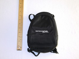 Nintendo DS Mini Backpack Game Carrying Case Holder Authentic Padded Black - £7.82 GBP