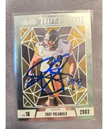 Troy Polamalu Signed Football Card Autographed Pittsburgh Steelers HOF Auto - $29.00