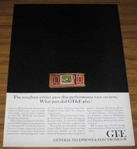 1966 PRINT AD~GT&amp;E CONSOLE COLOR TV~TELEVISION SET - $12.85