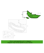 NEW OEM GM 2017 - 2021 Chevy Bolt EV Front Upper Grille Assembly BLACK 4... - $2,081.08 MXN