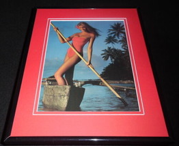 Elle Macpherson 1986 Swimsuit Framed 11x14 Photo Display - $34.64