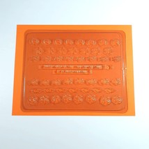 Vintage Candy Mold Mini .75 Inch Holiday Pumpkin Turkey Leaf Polymer Fondant - £9.03 GBP