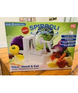 Spirooli Slice Shred Cut Vegetable Spiral Slicer Veggie Pasta As Seen On TV - $312.25 MXN