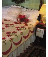 Spinning Spools Applique POINSETTIA QUILT Pattern Flexible Plastic Template - £7.89 GBP