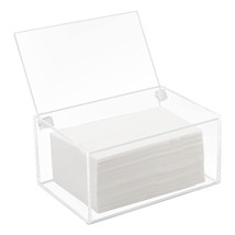 Acrylic Laundry Dryer Sheet Holder, Clear Dryer Sheets Container With Lid For La - £23.90 GBP