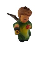 Vintage Kurt S Adler Green Angel Boy w Lantern and Apple Christmas Tree ... - $148.29 MXN