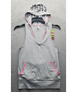 Zumba Wear Hoodie Womens Small Multicolor Stretch Classic Sleeveless Pul... - $21.44