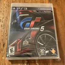 Gran Turismo 5 PS3 Sony Play Station 3 Brand New Sealed Promo Torn Shrink - $18.80