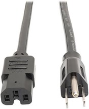 Durable 15A Power Cord 14AWG 8ft NEMA 5-15P to IEC-320-C15 Black - £33.01 GBP