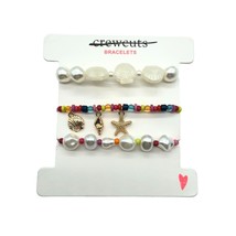 J.Crew Crewcuts Girls Bead And Shell Bracelets Pack OS - £11.58 GBP