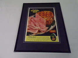 1951 Hormel Ham Framed 11x14 ORIGINAL Vintage Advertisement - £39.51 GBP
