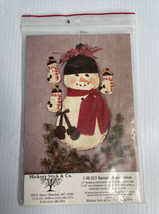 H-213 Sammy Snowflakes 23”  And 5.25” SNOWMAN Pattern Hickory Stick & Co - $4.90
