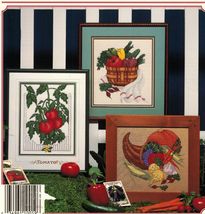 Cross Stitch Garden Gourmet Vegetables Bunny Feast Cornucopia Patterns  - $11.99