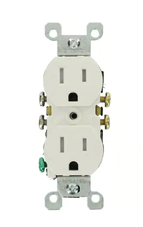 NEW Leviton T5320-WMP 15a 125v Tamper Resistant Duplex  (Set of 2-10 in ... - $18.80