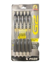 PILOT G2 Premium Refillable Gel Pens Extra Fine 0.5mm Point Black Ink #31173 - £6.38 GBP
