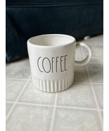 Rae Dunn &quot;Coffee&quot; Coffee Mug Cup Large Letter Ceramic Farmhouse Style Ar... - £22.05 GBP