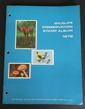 Stamp Album Complete 1972 Wildlife Conservation National Wildlife Federation - £12.02 GBP