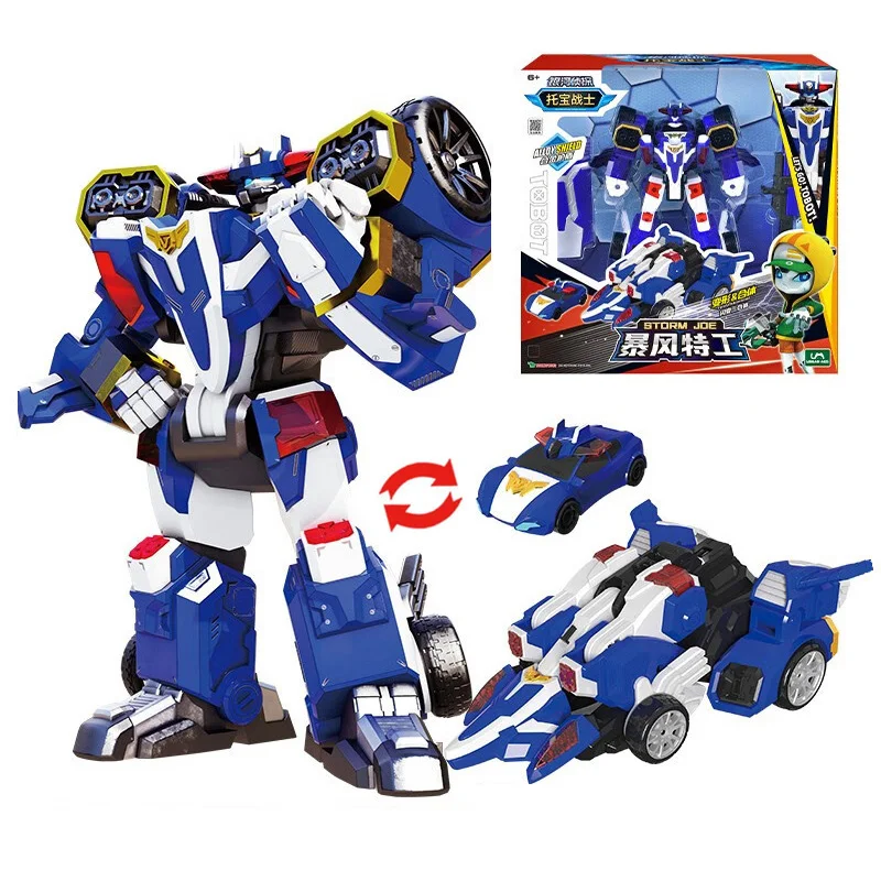 2 IN 1 Tobot Transformation Robot to Car Toy Korea Cartoon Brothers Anime Tobot - £67.53 GBP+