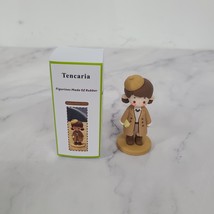 Tencaria Figurines made of rubber Cute cartoon style rubber girl ornament - £50.89 GBP
