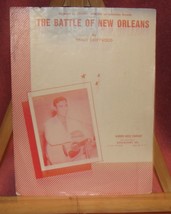 battle of New Orleans/ sheet music / 60&#39;s. country/pop - $140.41 MXN