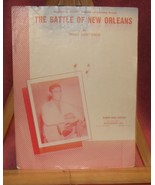 battle of New Orleans/ sheet music / 60&#39;s. country/pop - $7.50