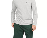 Barbour Men&#39;s Sheldon Long-Sleeve Sleep T-Shirt in Lt Grey Marl-Small - $26.99