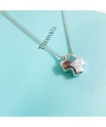 Tiffany &amp; Co. Roman Cross Necklace 16&quot; 40cm SV 925 Paloma Picasso chain ... - £106.83 GBP