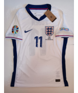 Phil Foden #11 England 2024 Euro Final Match White Home Soccer Jersey 20... - $80.00