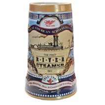 1989 Miller High Life Beer Stein Great American Achievements 4th In Series - £11.78 GBP