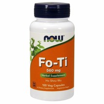 NOW Supplements, Fo-Ti (Ho Shou Wu)560 mg, 100 Veg Capsules - £10.28 GBP