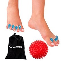 OVEO Toe Separators - GEL - Hammer Toe &amp; Toe Straightener &amp; Massage ball - £5.51 GBP