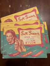 Lot of Four (4) Set Snug Blonde Du Point Nylon Hairnets - $7.92