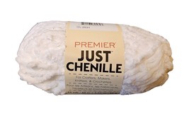 Premier Yarns Just Chenille Super Bulky Yarn - New - White - $7.99