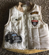 * Little Rebels Boys White/Cream &quot;Off Road&quot; Vest Size 18 months - $4.99