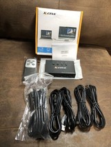 KCEVE HDMI KVM Switch, 4 Port USB and HDMI 4K@60Hz Switch Adapter Box KC... - $19.79