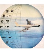 1958 Boeing 707 720 Airplane Travel Advertisement Aviation Airlines DWII22 - $41.01 CAD