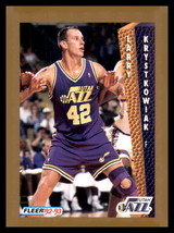 1992-93 Fleer #436 Larry Krystkowiak Utah Jazz - £1.60 GBP