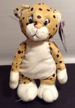 New Kuddle Me Toys Plush Leopard Cheetah Stuffed Animal Toy 14&quot; tall - $11.88