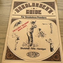 1983 DUPONT POWDERS RELOADING MANUAL FOR SHOTSHELL, RIFLE HANDGUN - $202.72 MXN