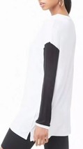 Basique Blanc Noir Raglan Jersey Tricot Manches Longues Campus T-Shirt S... - £9.25 GBP