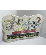 Disney Princesses Personalized Tin Sign Metal New 16 By 11  Inches New - £13.86 GBP