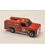 Vintage 1974 Hot Wheels Red Rescue Unit Emergency Vehicle Fire Truck EX - $18.72