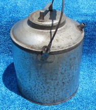 Vintage PRR Stainless Steel High Quality Water/Oil/Kerosene Can 2 Gallon - £38.44 GBP