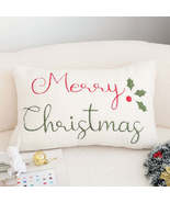 SOGA 2X 45cm Christmas Pine Leaf Lambskin Pillow Covers for Sofa, Bed, a... - $90.84 CAD