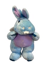 Vintage Hasbro Softies Hoppopotamus Plush Disney Wuzzles 1984 Blue Hippo... - $17.99