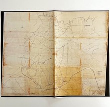 Blood Stained Map Gen McPherson Civil War Reproduction 12 x 10&quot; Military... - £20.16 GBP