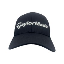 TaylorMade PSI M1 Golf Hat Cap A-Flex Mens S/M Black Mesh Fitted Stretch EUC - $15.00
